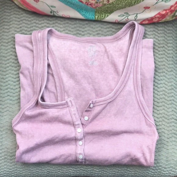 aerie Tops - Aerie Henley Tank